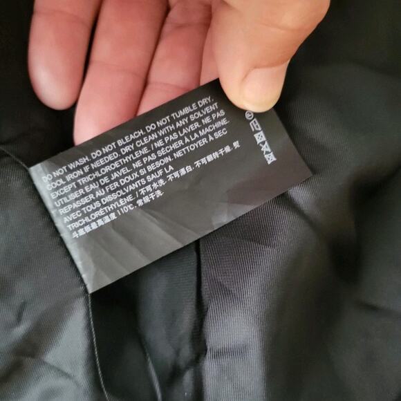 Theory Mens Sz. L Gray Coat Clarence RF Twist Wool Zip Snap Closure See Desc. - Picture 12 of 14